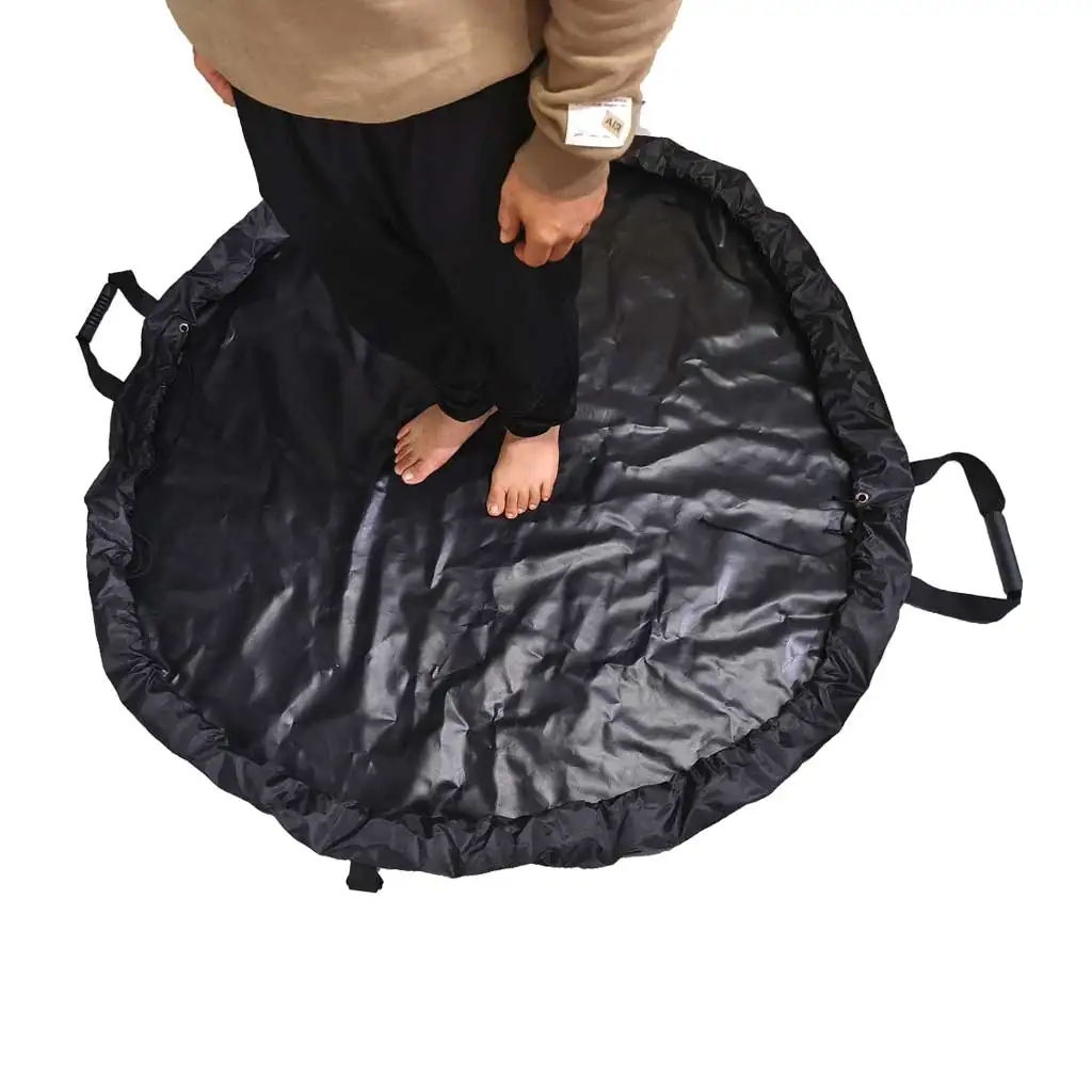 Waterproof Swimming Wetsuit Change Mat Beach Clothes Changing Carrying Bag With Handle Shoulder Straps for Surfing Kayak
