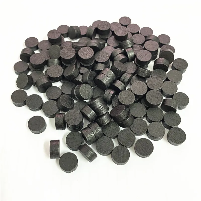 100Pcs Diameter 10*5MM Pawn Wooden Disk Game Pieces Colorful Circle Chips Pawn/Chess For Games Accessories