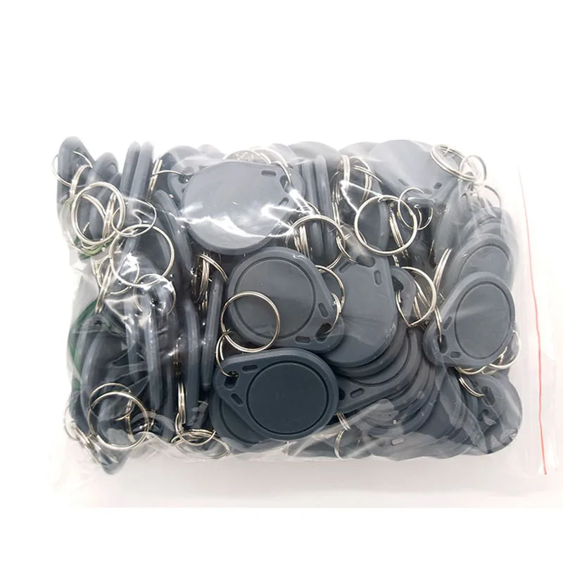 100pcs/Lot 13.56MHz Writable UID Rewritable Block 0 RFID Tag Key Fob for Clone 13.56MHz Card Tags Copy RFID Cards