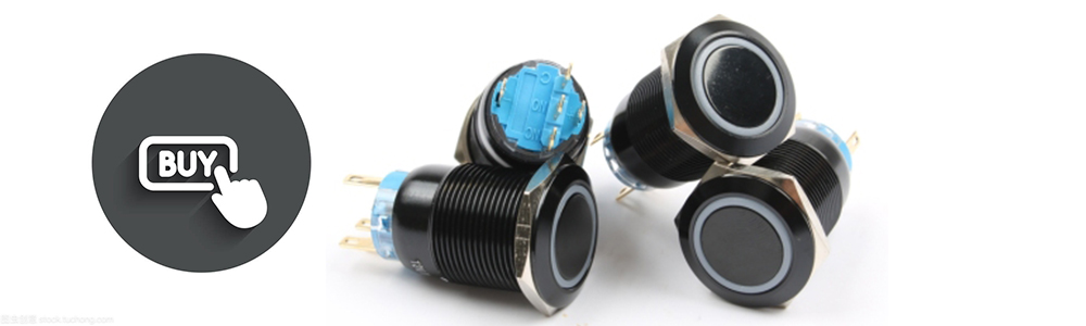 Electric Waterproof Power 12v Led Light Momentary Push Button Switch 8/10/12/16/19/22 Mm Pressure Switches 220v 24v 3v Keyboard