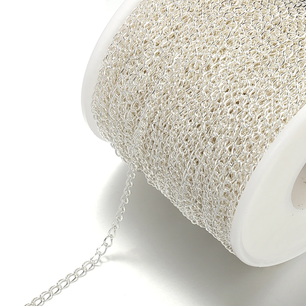 10meters/roll Stainless Steel Chains 2/3/5mm Gold Necklace Chains For Bracelet Extension Chain DIY Jewelry Components No Fade
