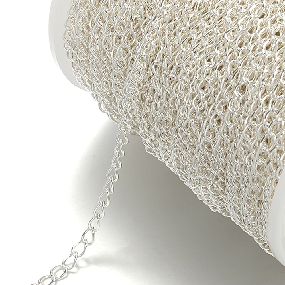 10meters/roll Stainless Steel Chains 2/3/5mm Gold Necklace Chains For Bracelet Extension Chain DIY Jewelry Components No Fade