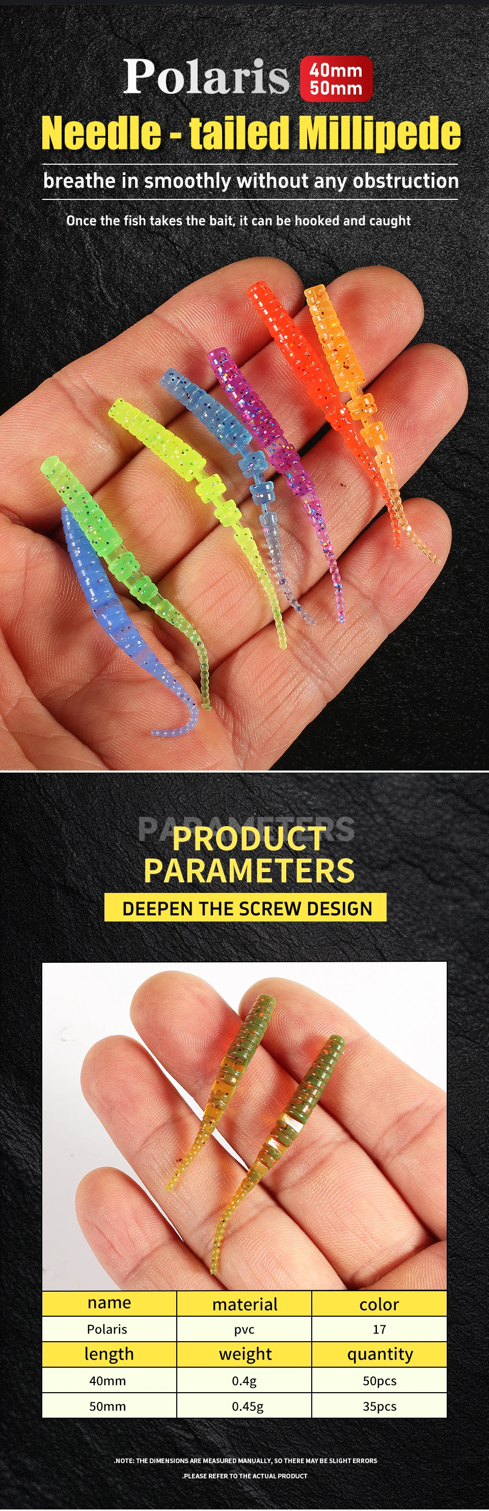 2018 Supercontinent Fishing Soft Worm Lures Ice Fishing Bait Soft Polaris Sinking Lure Pesca Cheap Fishing Tackle