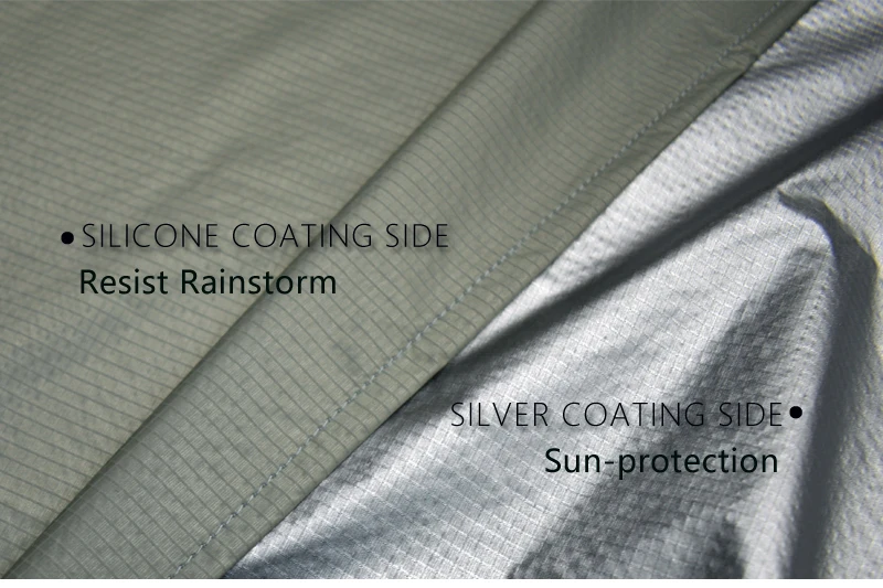 Aricxi Ultralight Tarp Lightweight MINI Sun Shelter Camping Mat Tent Footprint 15D Nylon Silicone silver coated enda Para Carro
