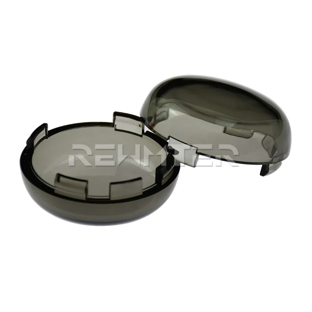 Turn Signal Light Lens Cover Motorcycle Smoke Indicator Lens Cover For Harley Touring Road King Dyna Softail Sportster 883 1200