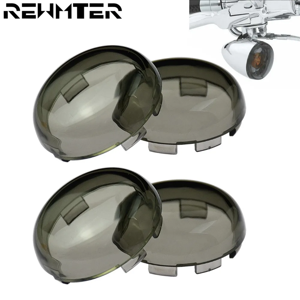 Turn Signal Light Lens Cover Motorcycle Smoke Indicator Lens Cover For Harley Touring Road King Dyna Softail Sportster 883 1200
