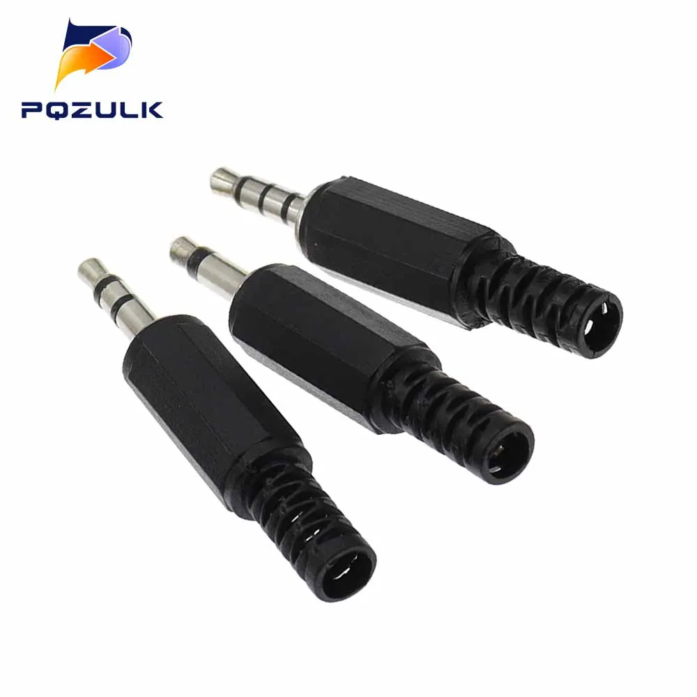 10PCS 3.5mm Audio Male Plug 3.5 Jack 2,3,4 Sections Balance Plug FOR Microphone Headphone Connector Audio Plug Earphone Socket