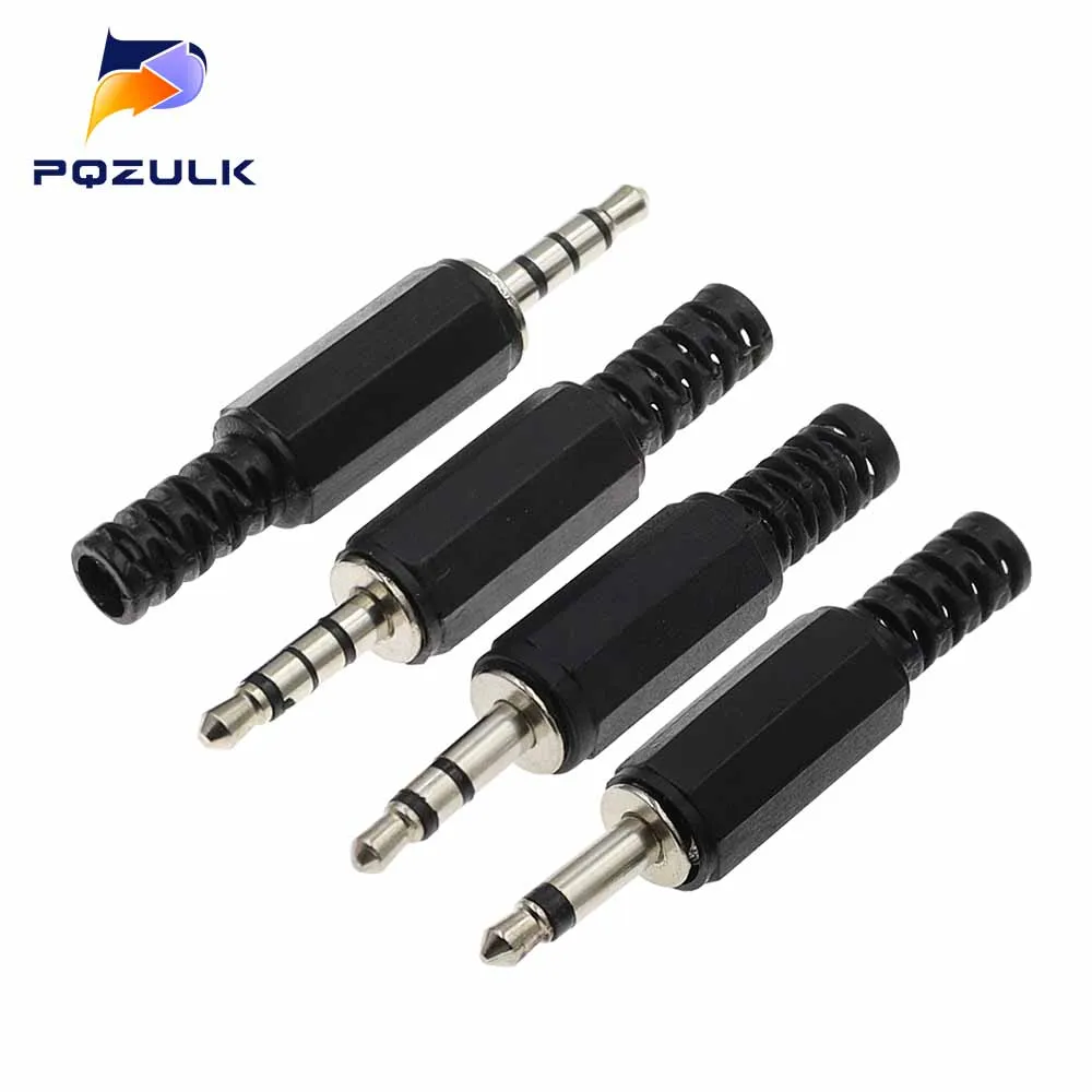 10PCS 3.5mm Audio Male Plug 3.5 Jack 2,3,4 Sections Balance Plug FOR Microphone Headphone Connector Audio Plug Earphone Socket