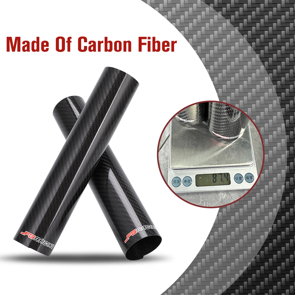 Motorcycle 140-260MM Carbon Fiber Adjustable Front Fork Shock Guard Protector For YAMAHA KTM HONDA On/Off Road Pit Dirt Bike