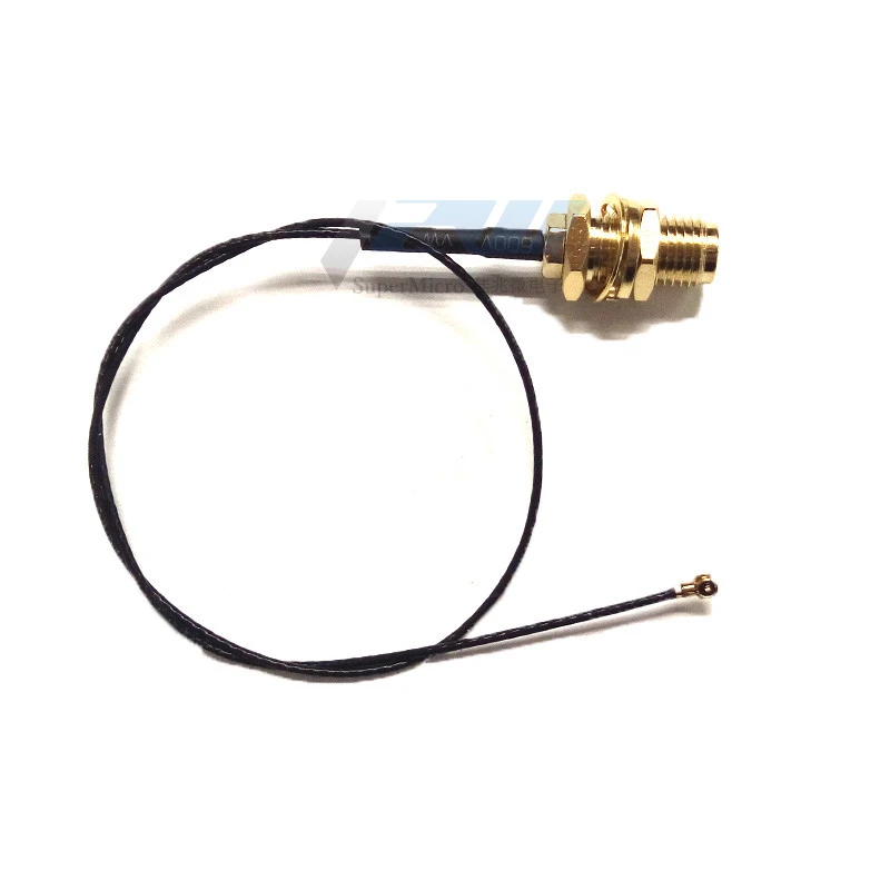 2-piece SMA / RP-SMA female to MHF4 IPX IPX4 RF plug Pigtail cable for Mini 0.81mm PCI card intel WIFI Board 10cm 15cm 20cm 30cm