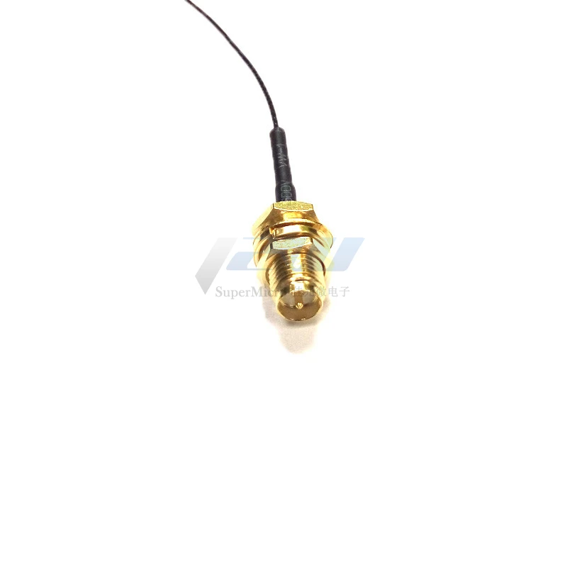 2-piece SMA / RP-SMA female to MHF4 IPX IPX4 RF plug Pigtail cable for Mini 0.81mm PCI card intel WIFI Board 10cm 15cm 20cm 30cm