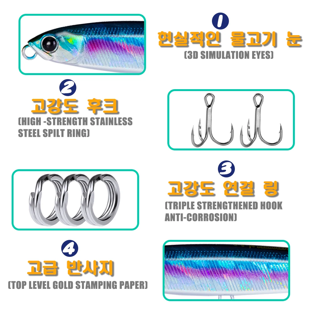 Pencil Sinking Fishing Lure Weights 10-24g Bass Fishing Tackle Carp Lures Pesca Accessories Saltwater Fish Bait Isca Artificial