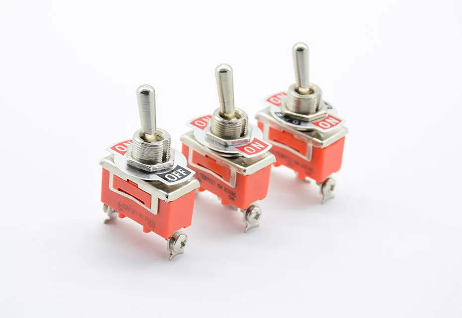 Stainless Steel Waterproof Toggle Swith 12V Heavy Duty Toggle Flick Switch ON OFF ON Car Metal SPDT SPST P0.05 15A 250V Terminal