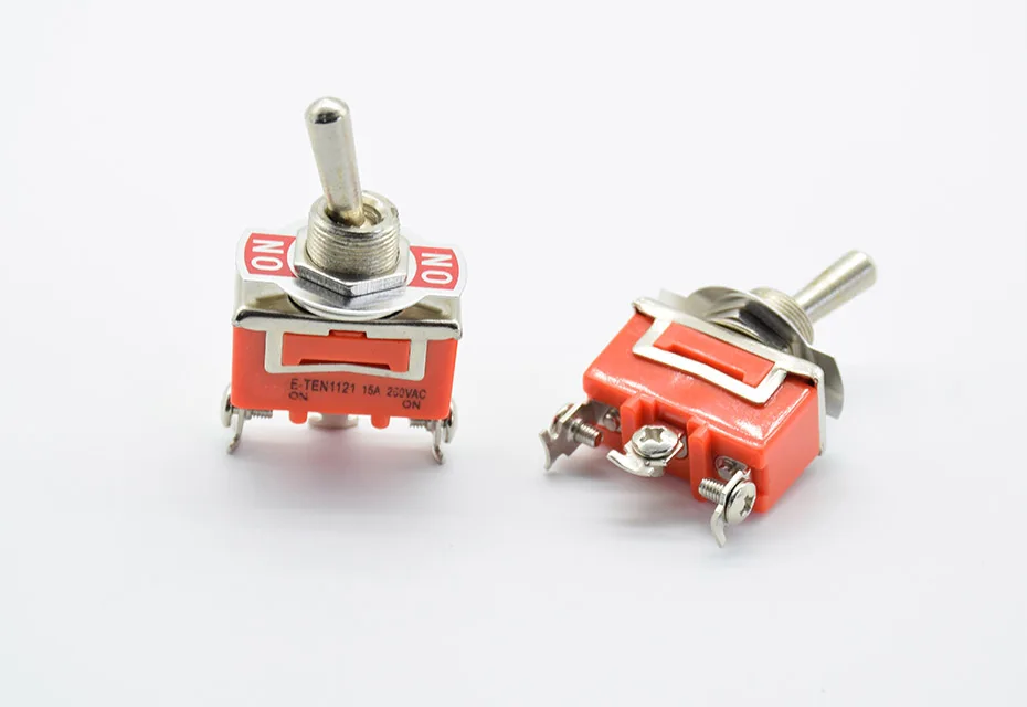Stainless Steel Waterproof Toggle Swith 12V Heavy Duty Toggle Flick Switch ON OFF ON Car Metal SPDT SPST P0.05 15A 250V Terminal