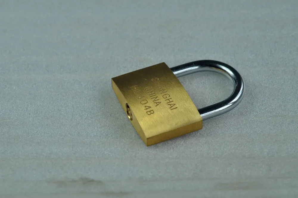 5 pcs 20/30/40/50mm padlocks open by same keys Copper locks padlock for wood door key alike lock Free shipping