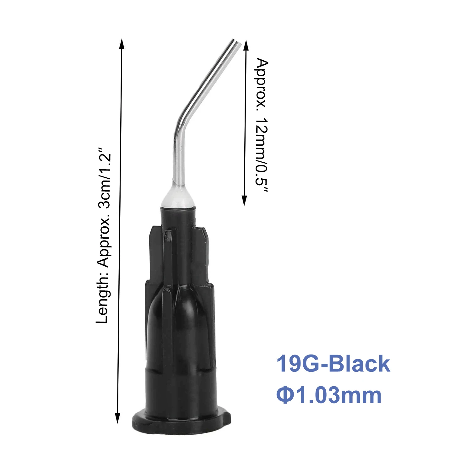 100pcs/lot Equipment Irrigation Bent Needle Tips Dental Flow Sealant Etchant Composite Resin Acid Reagent Delievery Syringe Tips