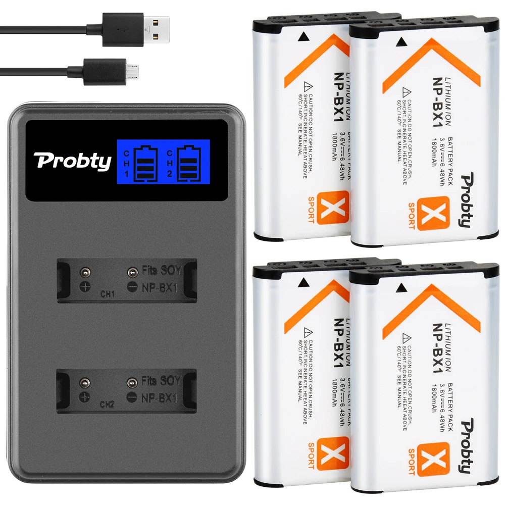 For SONY NP-BX1 Npbx1 Np Bx1 Battery For Sony FDR-X3000R ZV-1 RX100 M7 M6 AS300 HX400 HX60 WX350 AS300V HDR-AS300R FDR-X3000