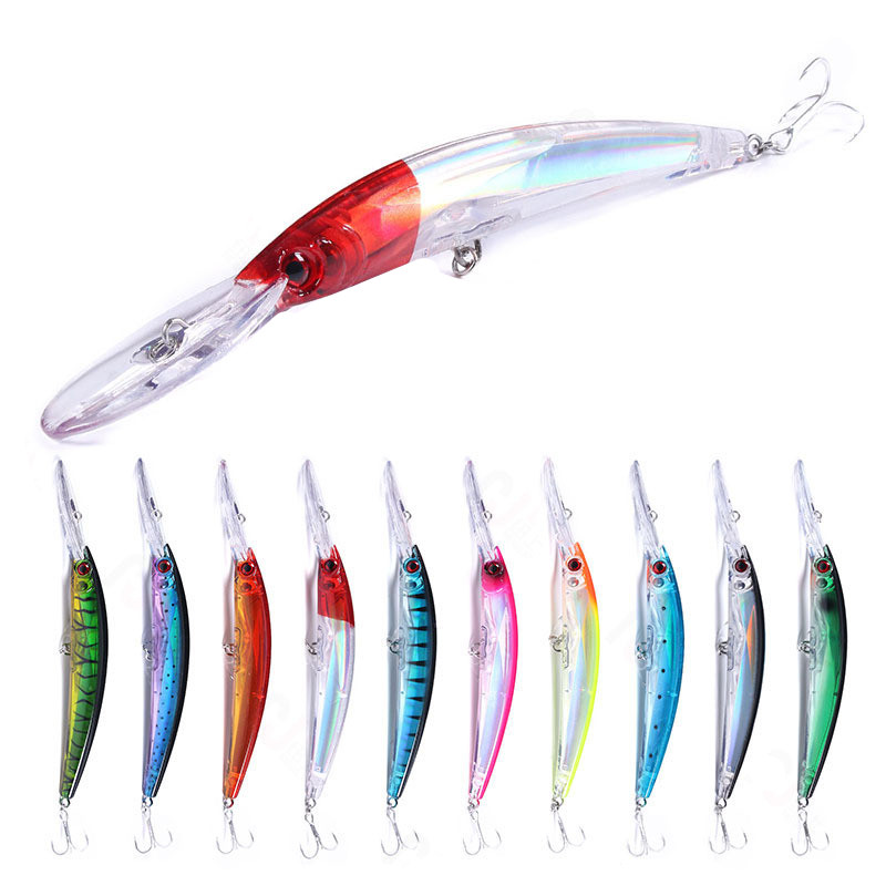 1pcs Floating Big Minnow Fishing Lure Wobblers 17cm 23.5g Hard Artificial Bait Crankbait Bass Trolling Pike Carp Fishing tackle