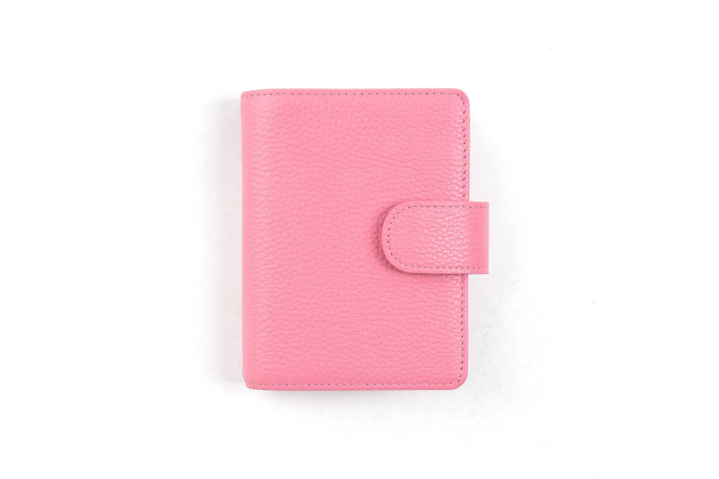 Moterm Regular A8 / M5 Size Rings Planner Pebbled Grain Cowhide 5-hole Mini Notebook with 15 MM Rings Organizer Journey Diary