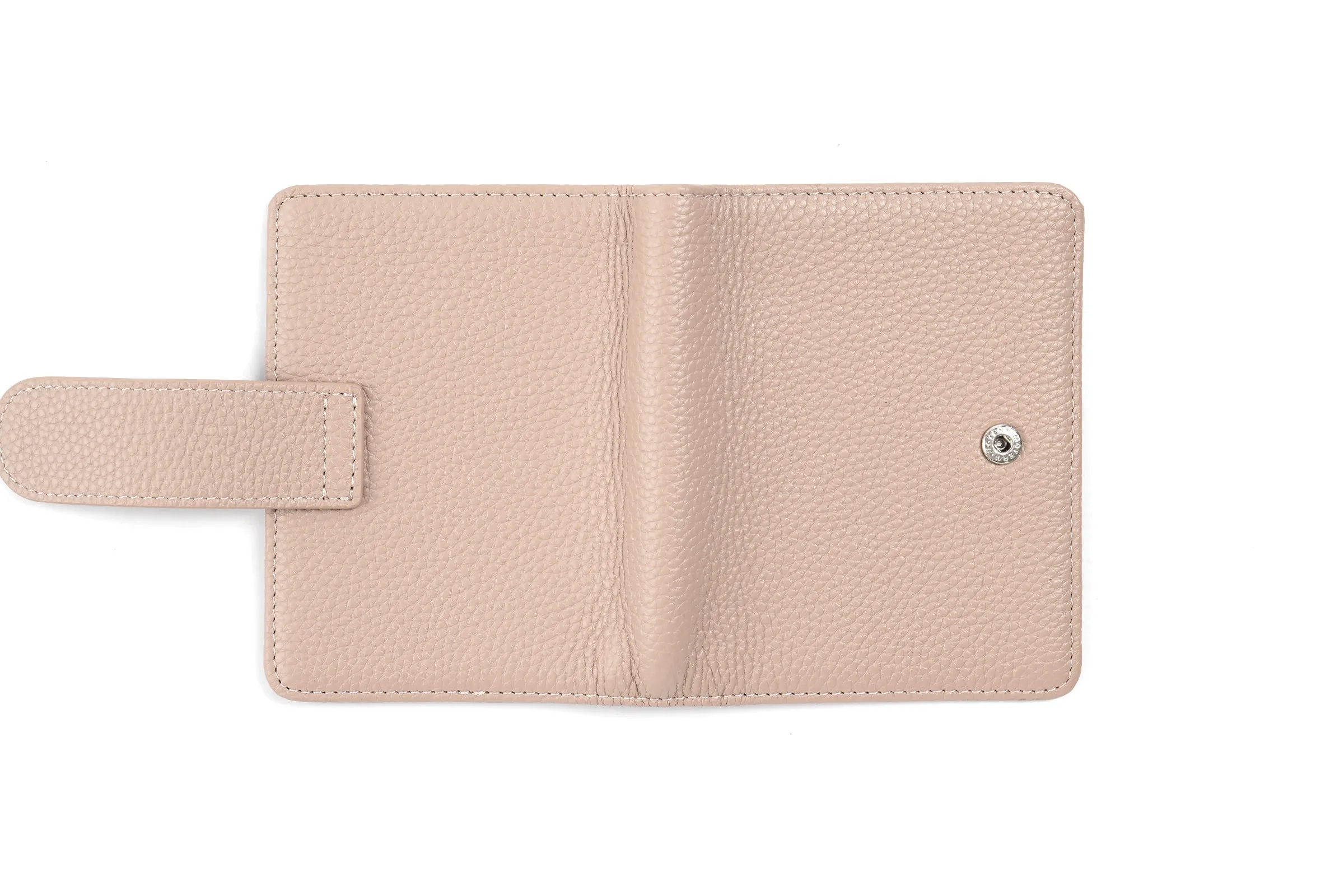 Moterm Regular A8 / M5 Size Rings Planner Pebbled Grain Cowhide 5-hole Mini Notebook with 15 MM Rings Organizer Journey Diary