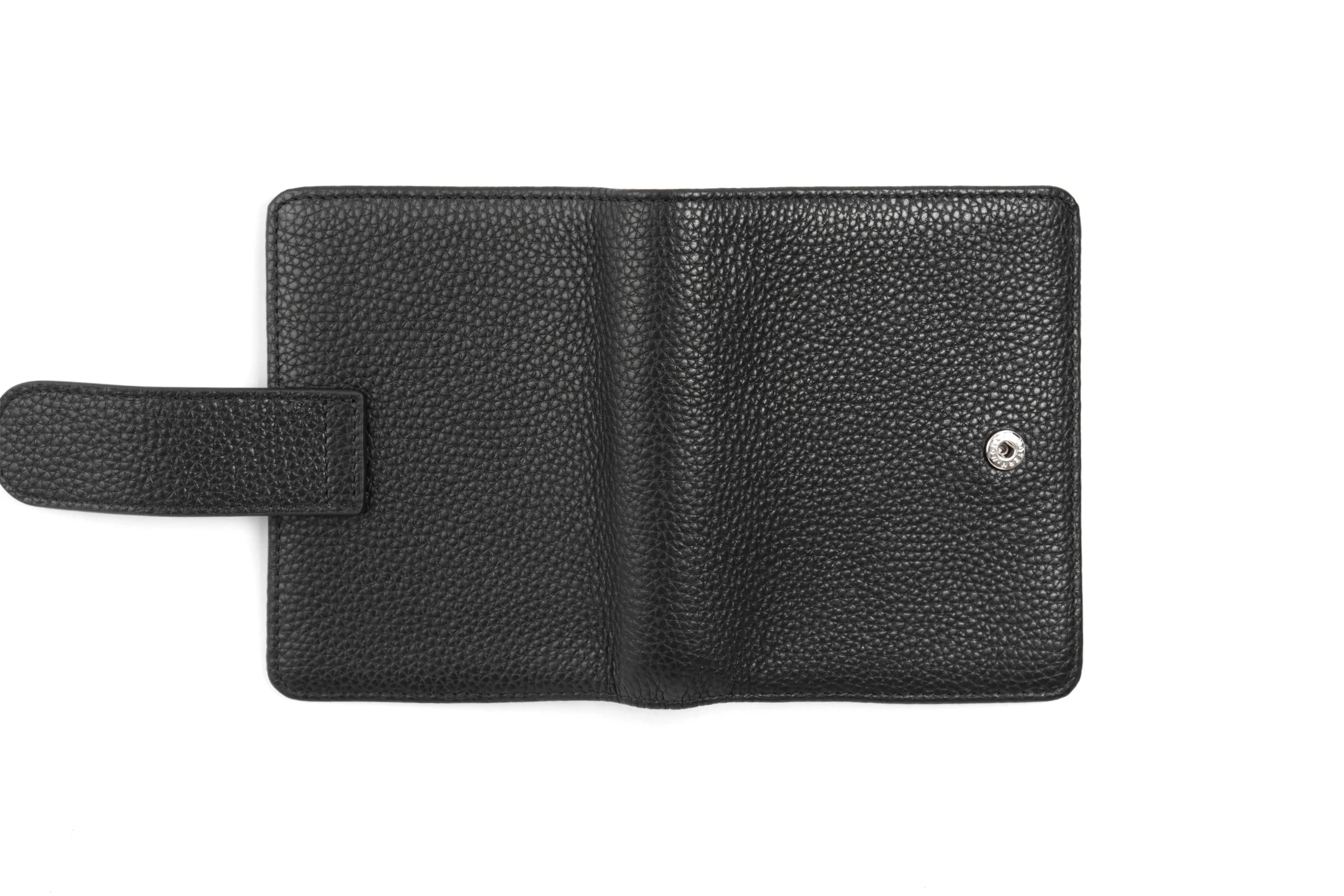 Moterm Regular A8 / M5 Size Rings Planner Pebbled Grain Cowhide 5-hole Mini Notebook with 15 MM Rings Organizer Journey Diary