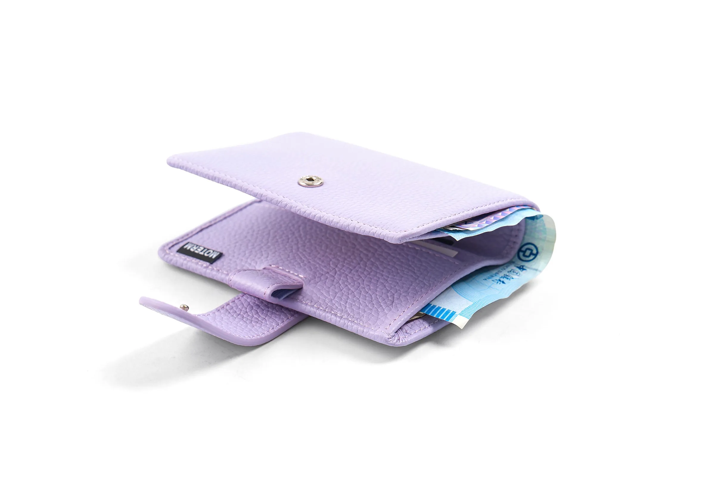 Moterm Regular A8 / M5 Size Rings Planner Pebbled Grain Cowhide 5-hole Mini Notebook with 15 MM Rings Organizer Journey Diary