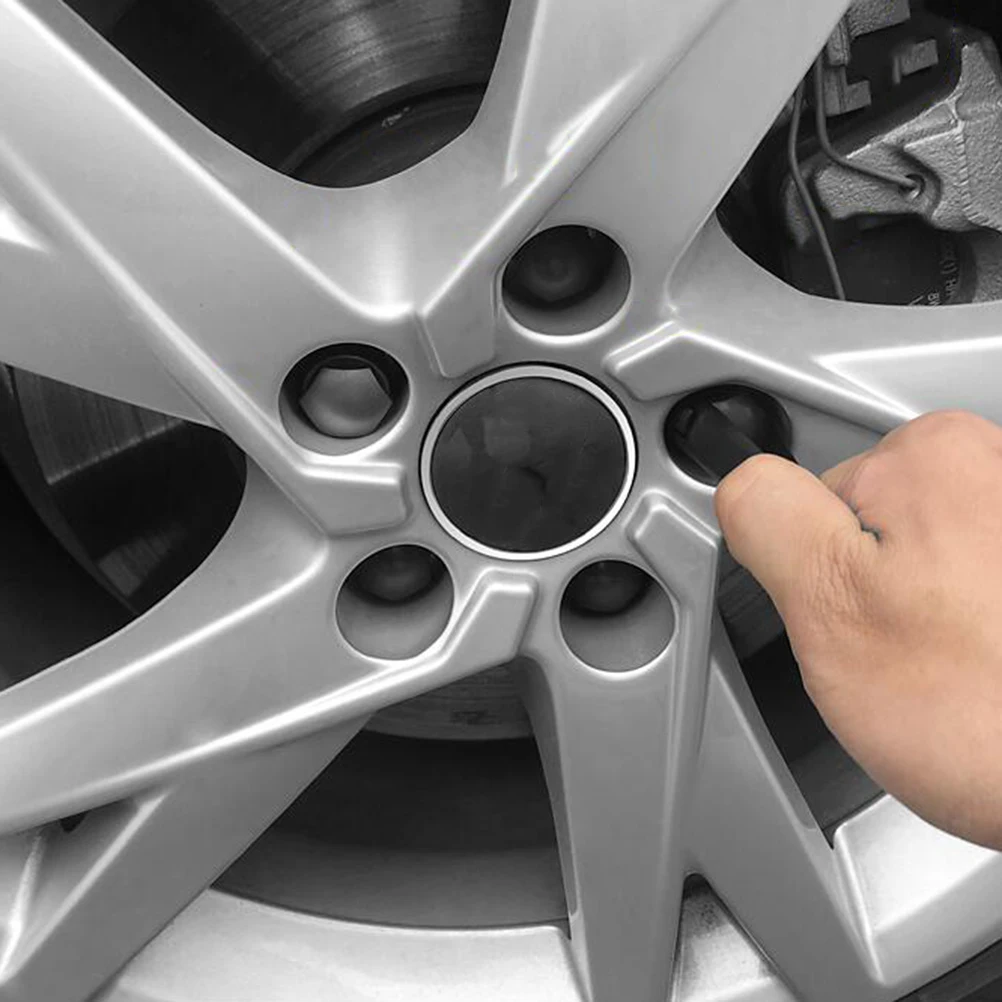 24pcs Wheel Lug Nut Cover Caps 25mm Water Proof W/ Dismantle Tool Grey For Audi A1 A2 A3 A4 A5 A6 A7 A8 Wheel Bolt Screw Cover