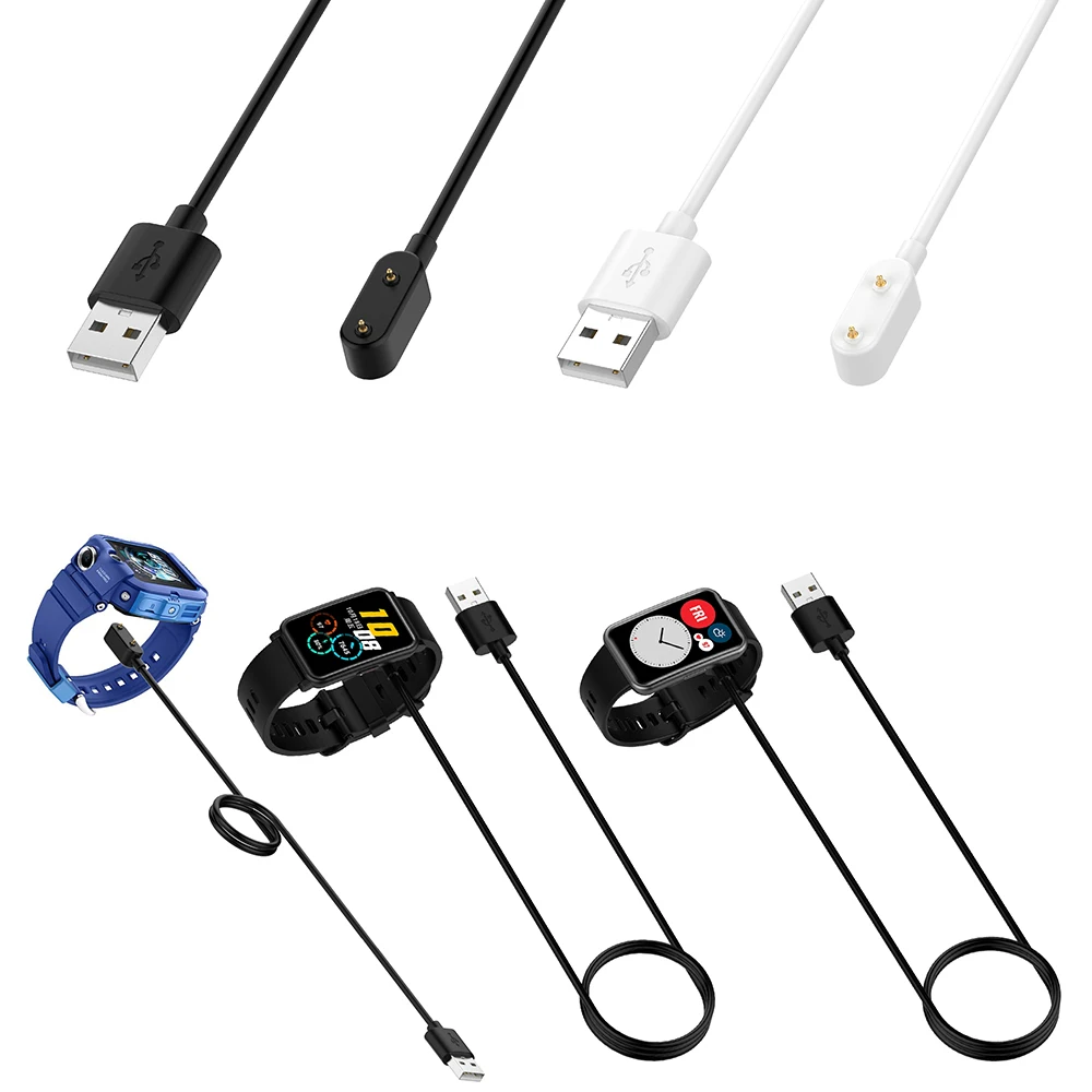 1m USB Charging Cable For Huawei Band 10/9/8/7/6 Charger Cable For Huawei Watch Fit 3/Fit 2/Fit/Honor Watch ES