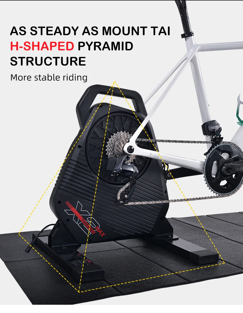 ThinkRider X2Max Smart Bike Trainer MTB Road Bicycle home trainer Built-in Power Meter power meter Compatible
