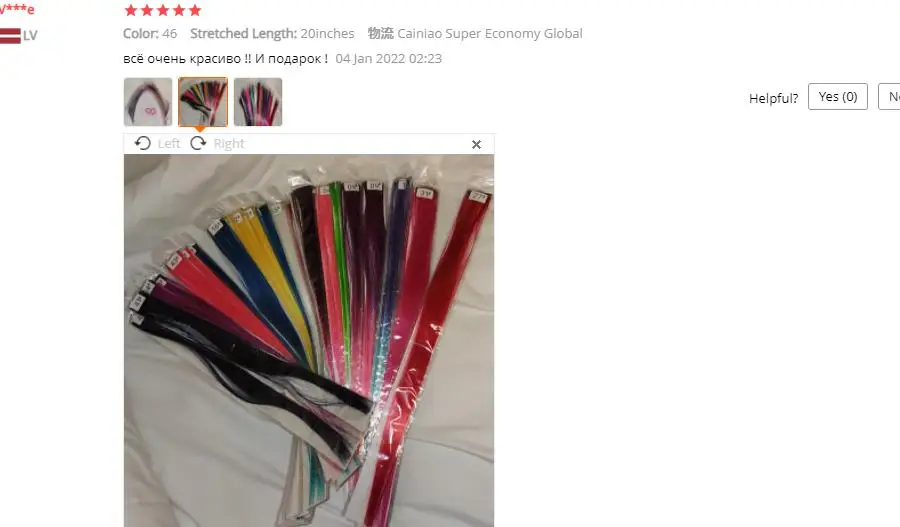Highlights Hair Rainbow Synthetic Clip On Hair Extensions Ombre Colored Clip Hairpiece Colorful Clip Hair Strands For Festival