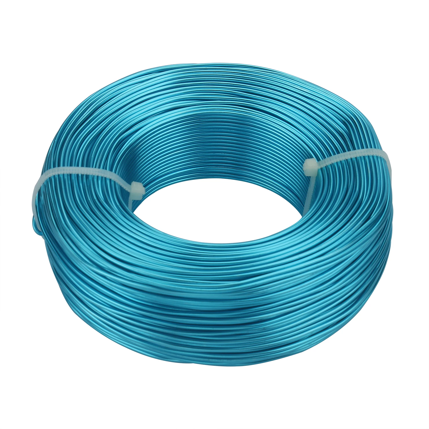 Aluminum Wire 1mm 1.2mm 1.5mm 2mm 2.5mm 3mm Gold Plated Bendable Flexible Craft Metal Wire for Jewelry Making Beading Floral