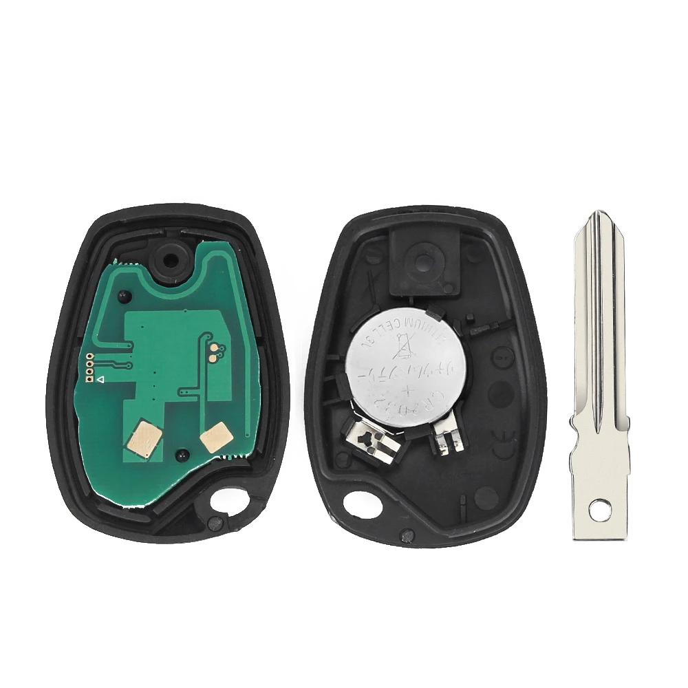 KEYYOU Remote Car Key 433MHz for Renault Trafic Vauxhall Vivaro Sandero Logan Symbol Dacia Duster 4A PCF7961M HITAG AES Chip