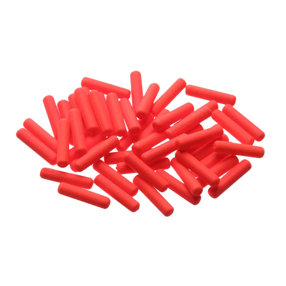 50 PCs/Bag Fishing Foam Floats Ball Oval Floats Beads Light Weight Indicator Fish Beans Fishing Floats Fishing Accessories