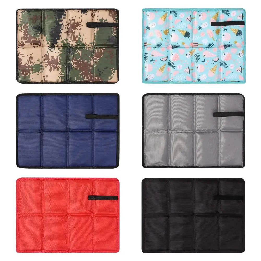 Portable Folding Camping Mat Foam Sitting Pad Waterproof Oxford Cloth Beach Mat Prevent Dirty Hiking Small Picnic Seat Outdoor