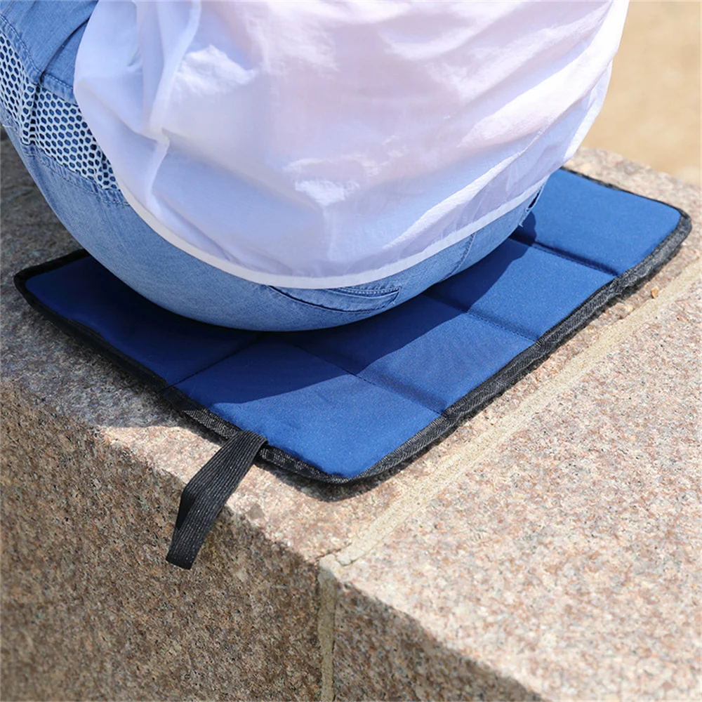 Portable Folding Camping Mat Foam Sitting Pad Waterproof Oxford Cloth Beach Mat Prevent Dirty Hiking Small Picnic Seat Outdoor