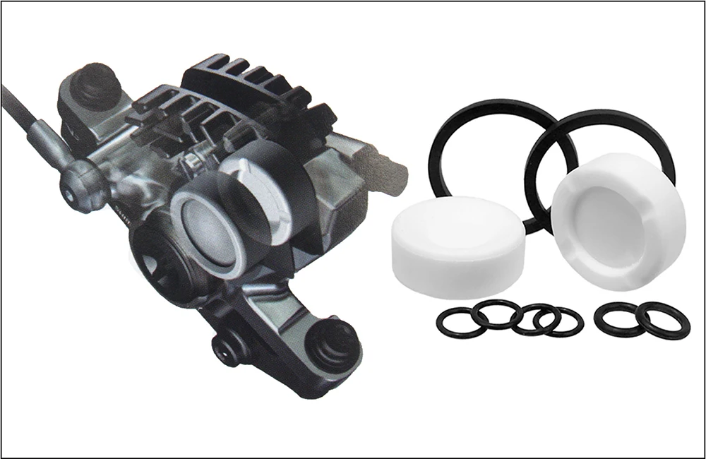 HEPPE Bike Hydraulic Brake Caliper Ceramic Piston MTB Road Bike Disc Brake Piston For XT/M785/M8000/SLXM675 Bike Repair Parts