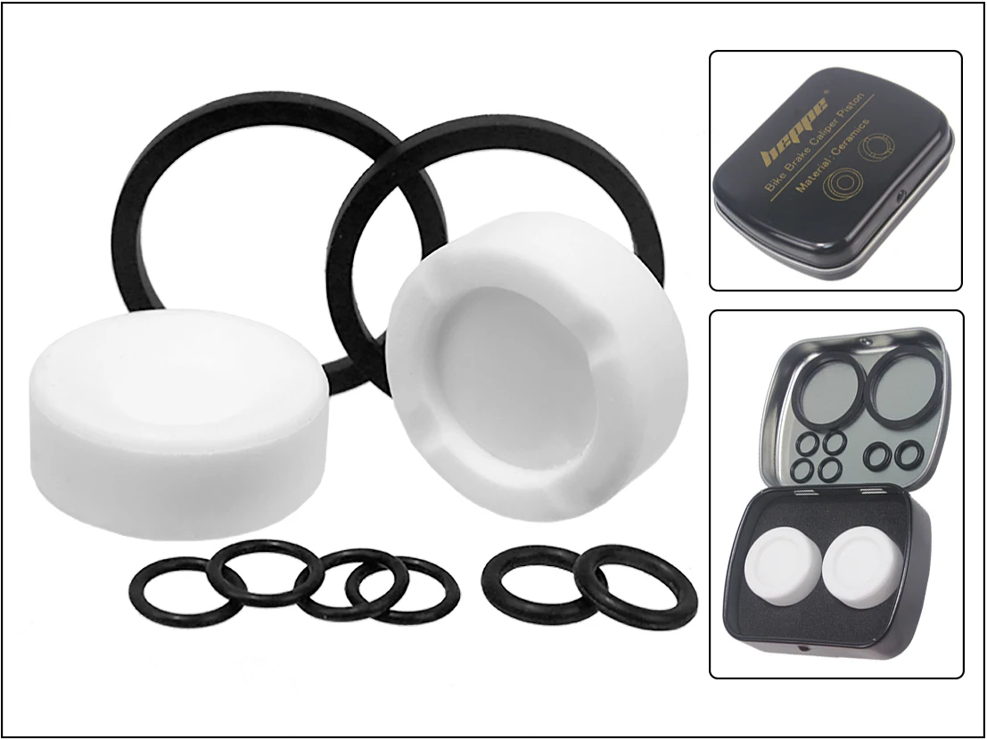 HEPPE Bike Hydraulic Brake Caliper Ceramic Piston MTB Road Bike Disc Brake Piston For XT/M785/M8000/SLXM675 Bike Repair Parts