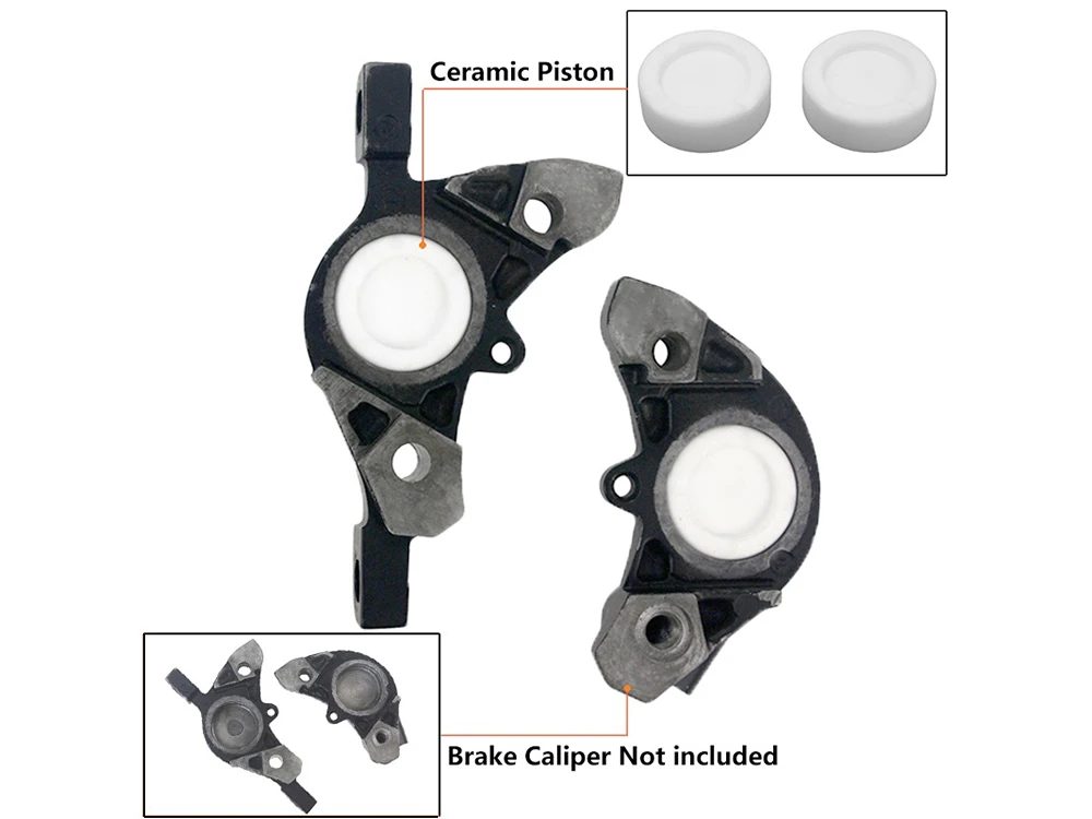 HEPPE Bike Hydraulic Brake Caliper Ceramic Piston MTB Road Bike Disc Brake Piston For XT/M785/M8000/SLXM675 Bike Repair Parts
