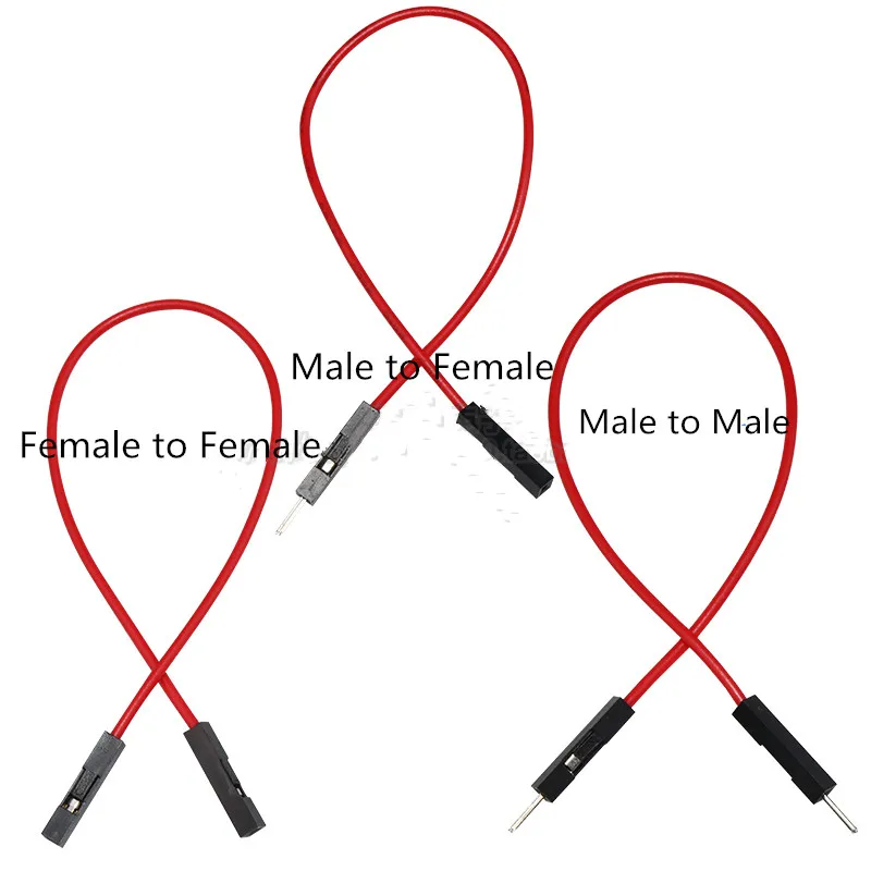 10PCS 2.54MM Dupont Line Male Female Double Headed 1P 2P 3P 4P 5P 6P 7P 8P 9P 10 Pin Dupont Jumper Cable Wire for PCB
