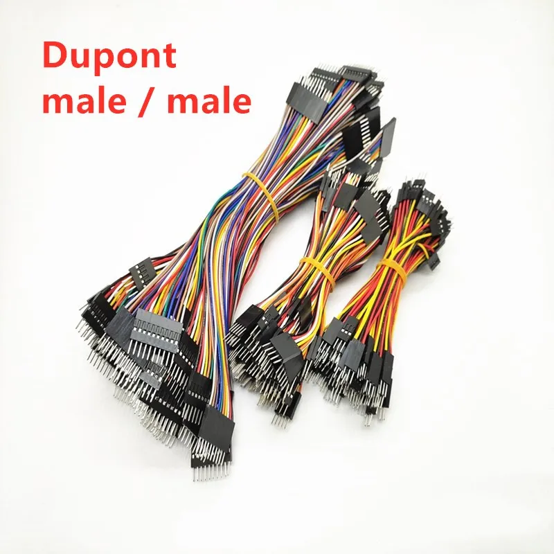 10PCS 2.54MM Dupont Line Male Female Double Headed 1P 2P 3P 4P 5P 6P 7P 8P 9P 10 Pin Dupont Jumper Cable Wire for PCB