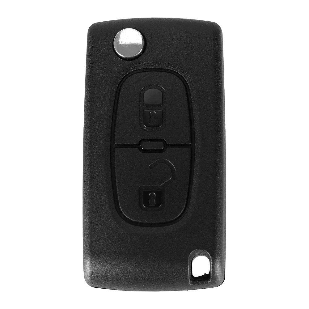 KEYYOU Remote Key Case for Peugeot 207 307 308 407 607 807 For Citroen C2 C3 C4 C5 C6 Flip Folding Car Key Shell 2/3/4 Buttons