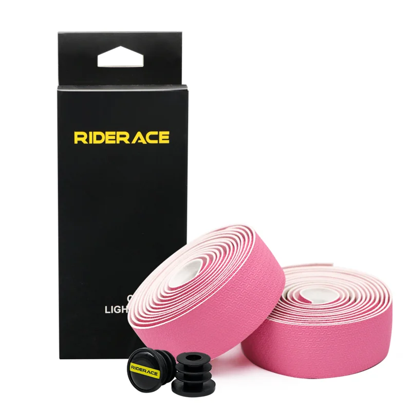 Bike Handlebar Tape Road Bicycle Anti-slip PU EVA Shock Absorption Anti-Vibration Handle Bar Tapes Soft Cycling Wrap End Plug