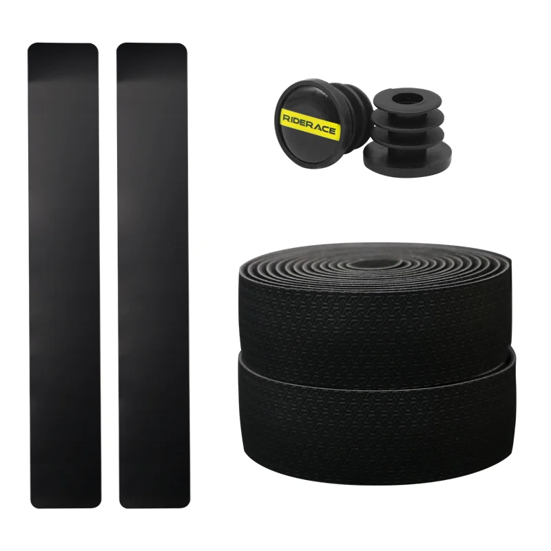 Bike Handlebar Tape Road Bicycle Anti-slip PU EVA Shock Absorption Anti-Vibration Handle Bar Tapes Soft Cycling Wrap End Plug