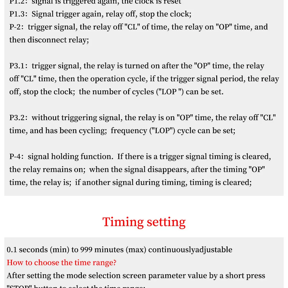 DC 5V ~ 36V Dual MOS LED Digital Time Delay Relay Trigger Cycle Timer Delay Switch Circuit Board Timing Control Module DIY