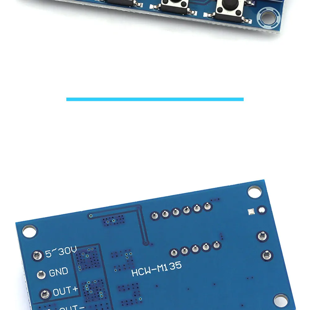 DC 5V ~ 36V Dual MOS LED Digital Time Delay Relay Trigger Cycle Timer Delay Switch Circuit Board Timing Control Module DIY