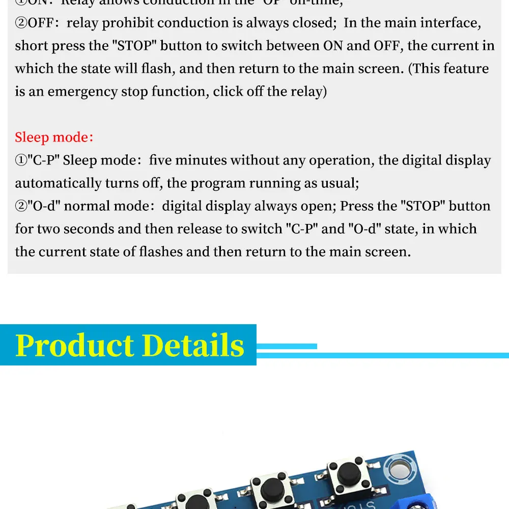 DC 5V ~ 36V Dual MOS LED Digital Time Delay Relay Trigger Cycle Timer Delay Switch Circuit Board Timing Control Module DIY