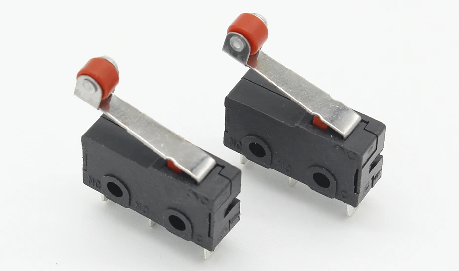 10 Pcs Mini Micro Limit Switch Roller Lever Arm SPDT Snap Action LOT