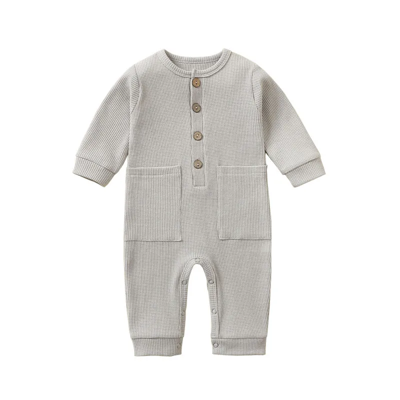 Cotton Jumpsuits Newborn Baby Rompers Sleepsuits INS Jumpers One-pieces Sleepers Autumn Spring Growings Roupa De Bebe Grows