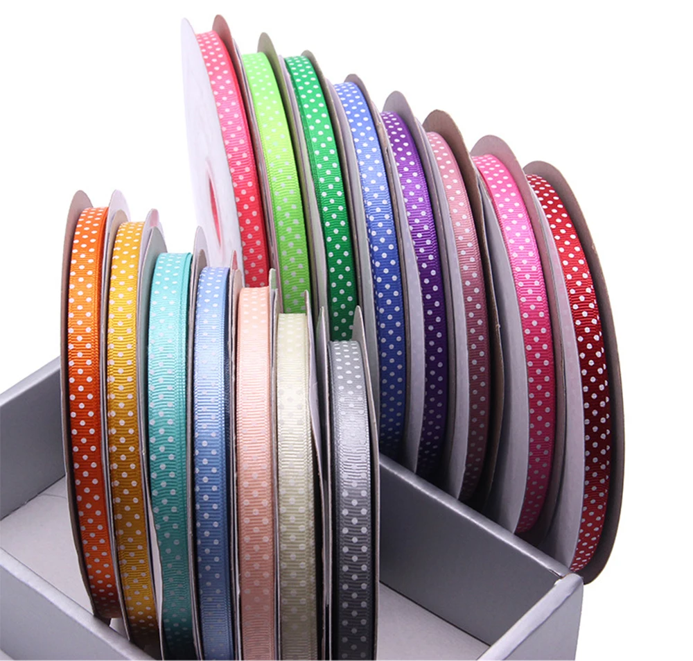5 Yards Checked Polyester Ribbon 3/8 Inch Plaid Tartan Fabric Craft Ribbon,for Hair Accessories Craft Wrapping Party Decorations