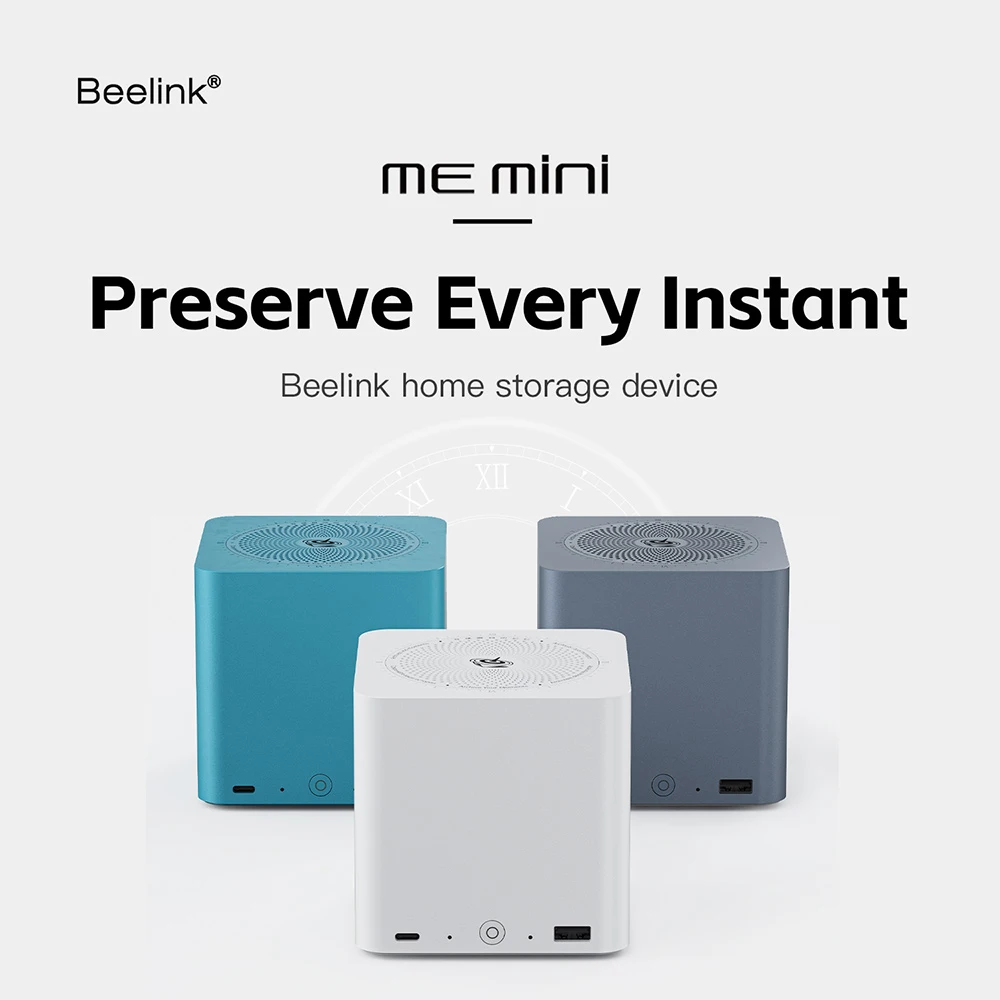 Beelink ME Mini/Pro NAS Home Storage Device Intel Twin Lake N95/N150 LPDDR5 4800MHz NVME SSD 2.5Lan Mini PC Computer VS Mini S13